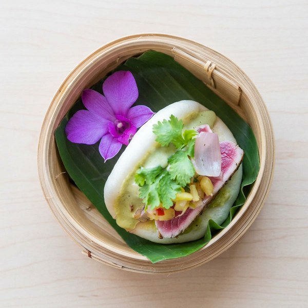 Seared Tuna Pineapple Bao